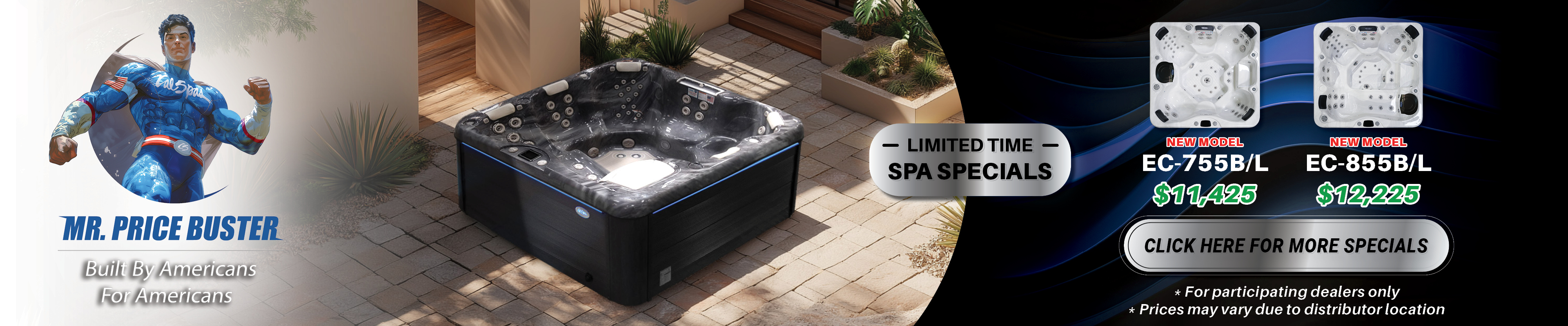 Calspas hot tub being used in a family setting - Memphis