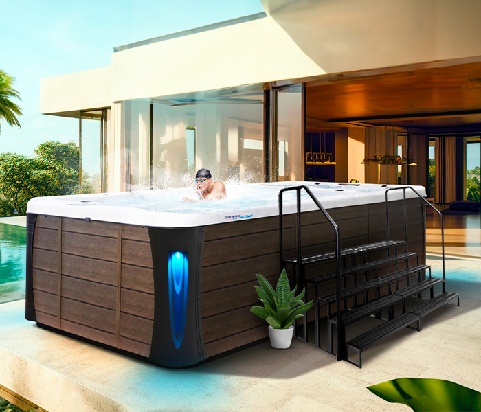 Calspas hot tub being used in a family setting - Memphis